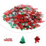 Alphabet and Snowflake Confetti Set for Party Decoration